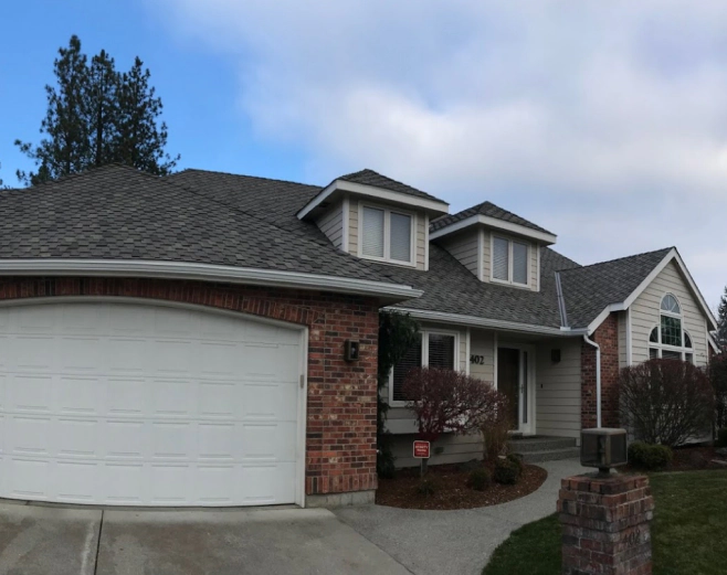 Asphalt shingle installation by DG Contracting